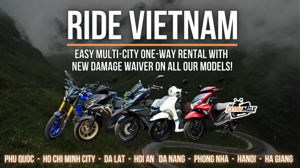 rent a motorbike for road trip across vietnam