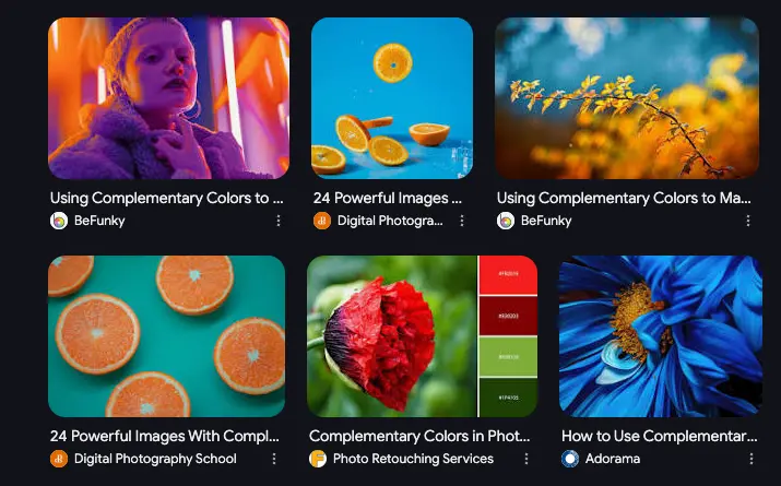 color wheel compatible photos