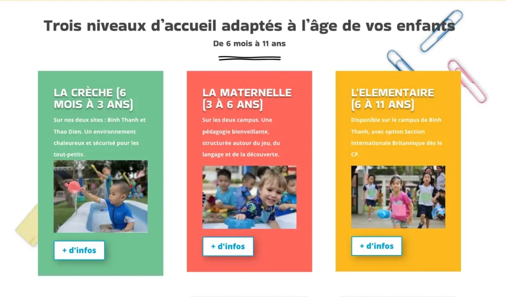 optimised international school website multilingual vietnam nicolas thanh