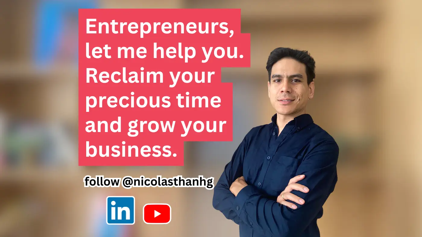 nicolas thanh services for entrepreneurs to reclaim your time and grow your business
