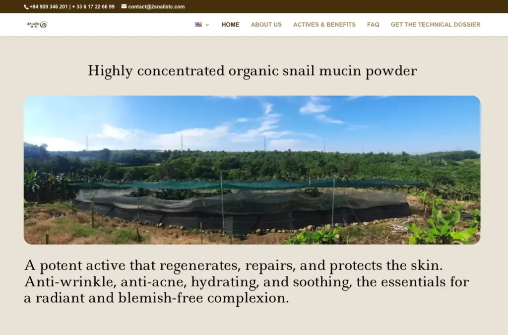 1 website design for local farm translated in english french vietnamese by nicolas thanh digital project manager