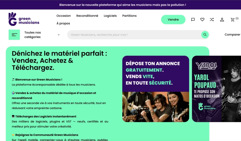 case study regaining control of a scalable music marketplace green musicians